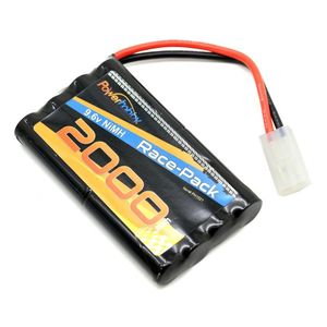 Batteries: Airsoft NiMH 9.6V 2000mAh Battery Pack for RC Car, Robot