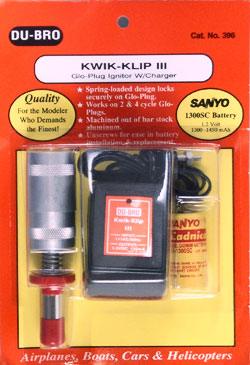 Du-Bro Products: DUB-396 Kwik-Klip III w/Charger