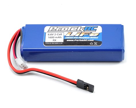 Batteries: LiFe Mugen & AE Rx Battery Pack (6.6V/1600mAh) w/Balancer